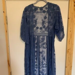 The Buckel lace knee length wrap